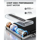 Portable Walking Pad Treadmill Under Desk Bluetooth LED Display