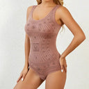 Plus-Size Open-Crotch Shapewear Bodysuit