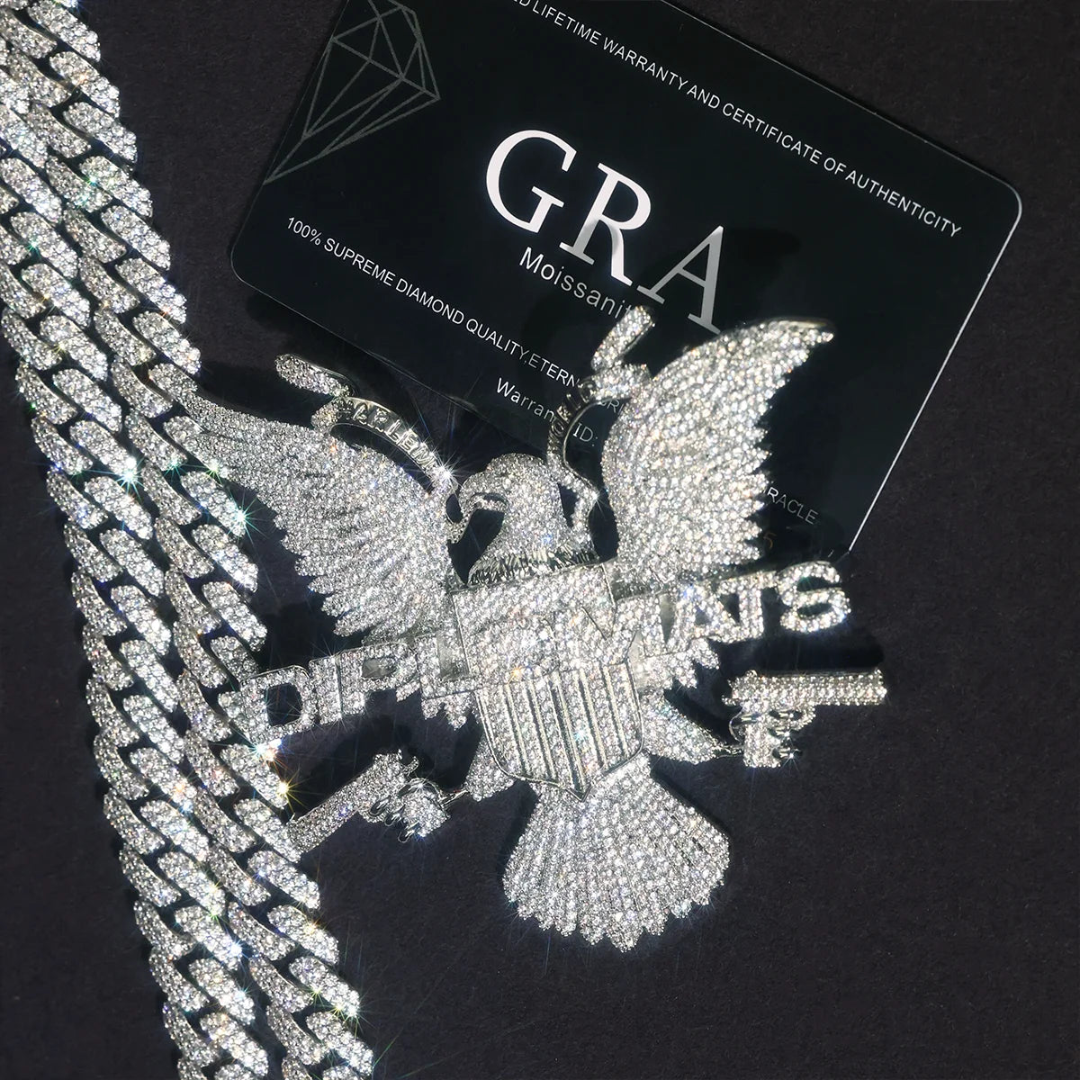 Iced Eagle Hip Hop Pendant