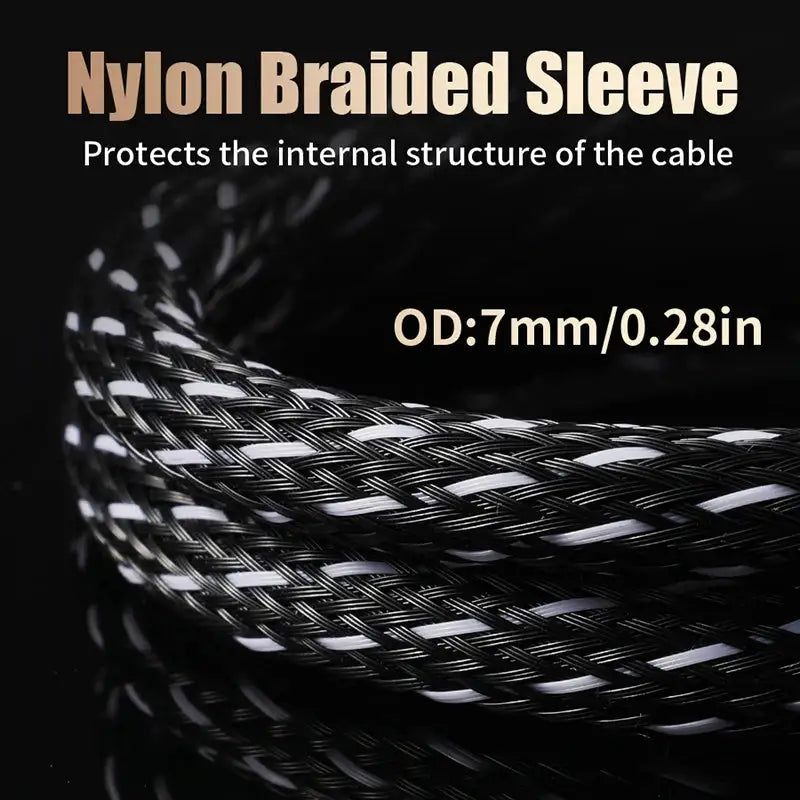 QINCROWN 6N OFC 2RCA Interconnect Cable, 24K Gold-Plated Plugs HiFi Audiophile for Amp DAC Preamp Home Audio Gear
