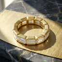 Stunning Emerald Cut Moissanite Ring