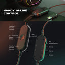 Dynamic RGB Gaming Headset with Mic Over-Ear 7.1