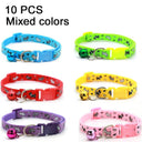 Colorful Bell Collar for Cat and Puppy with Adjustable Necklace