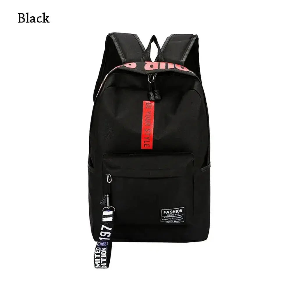 Waterproof Nylon Backpack for Students — product view