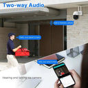 4K PTZ WiFi IP Camera for Home Security