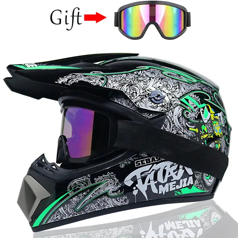 Orz Motocross Off Road Helmet — product view 12