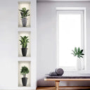 Wall Art Stickers Simulate 3D Potted Green Plants Decor