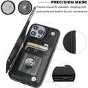 Double Buckle Leather Case for iPhone Pro Max Plus with