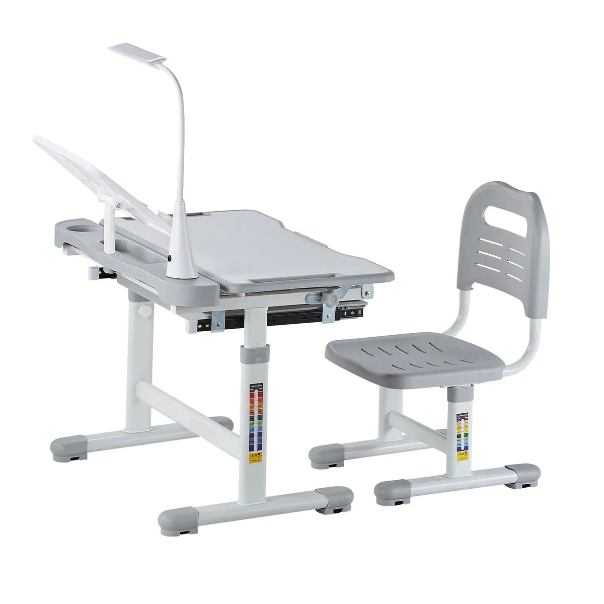 Adjustable Kids Study Desk Set — product view 1