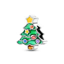 Silver Charm Pendant Christmas Stocking