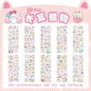 Scrapbooking Diary Stickers For Girls Cute Stationery Set