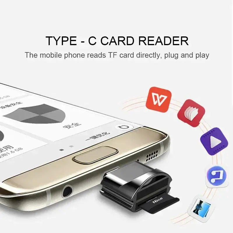 USB 3.0 Type C Card Reader USB C OTG Adapter for Phones