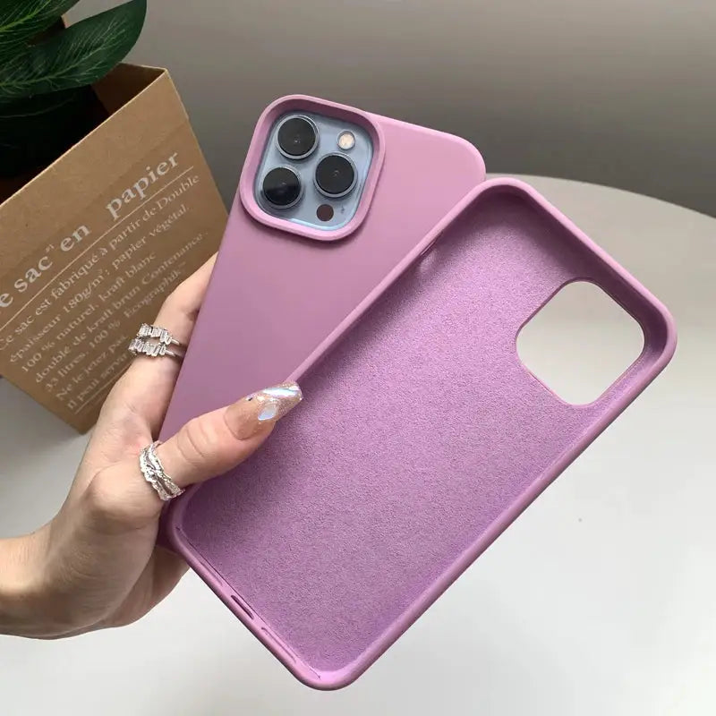 Liquid Silicone Case For Apple iPhone 15 16 14 13 12 11 17 18 Pro Max 17 Air Plus Phone Original Official Style Protective Cover