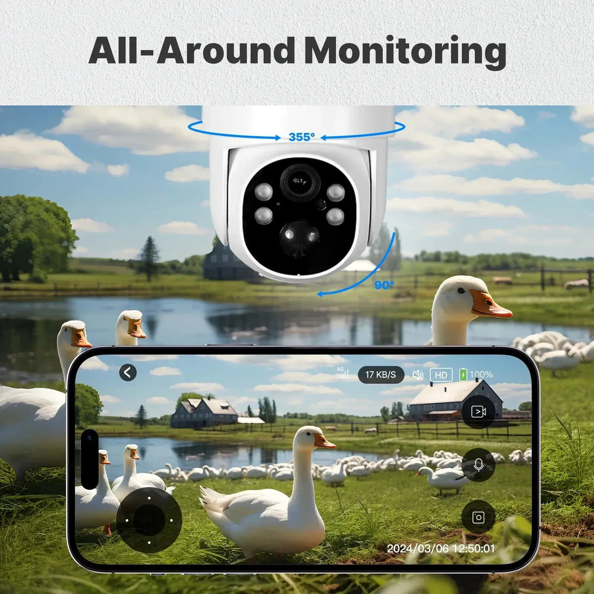 Solar-Powered Security Camera for Homes — product view 11