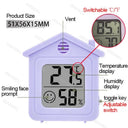 LCD Digital Thermometer Hygrometer Indoor Room Electronic Temperature Humidity Meter Sensor Gauge Weather Station For Home ﻿