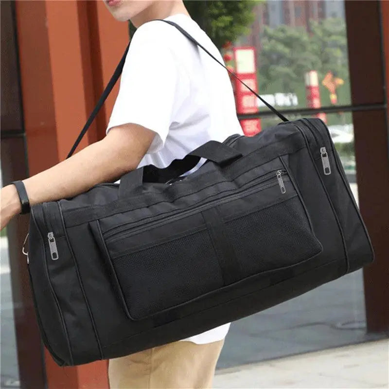Unisex Nylon Travel Duffel Bag Large Capacity Holdall