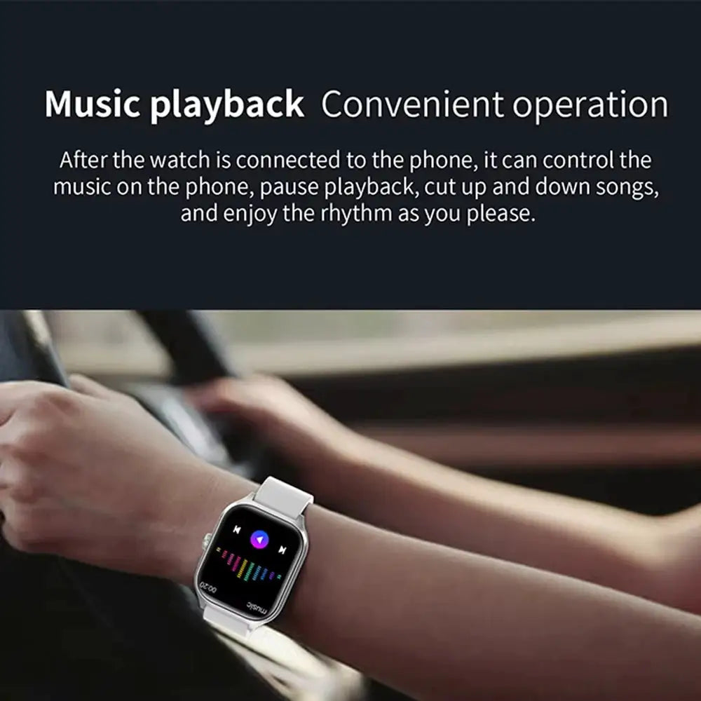 KESHUYOU New Smart Watch H9 Pro MAX 2.01-inch HD Display Bluetooth Call Message Alert Sports Mode Smartwatch For Men Women