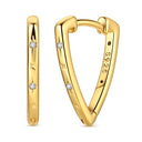 Mula Sterling Silver Golden Earrings
