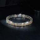 Hip Hop Moissanite Champagne Bracelet
