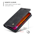 CaseMe Flip Case For iPhone Mini Pro Max Retro Magnetic