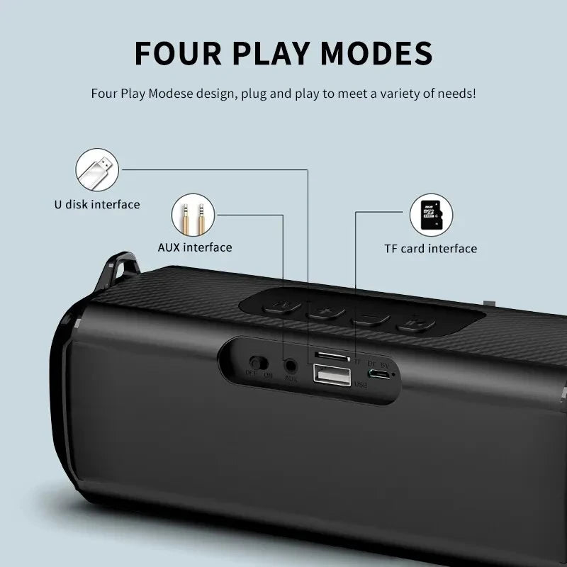 Subwoofer Portable Wireless Bluetooth Speaker