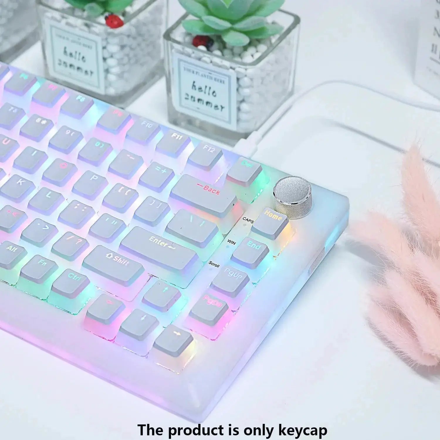 Premium PBT Pudding Keycaps Set For RGB Backlit Keyboards