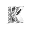 Bangle Bracelet A-z Alphabet Charm