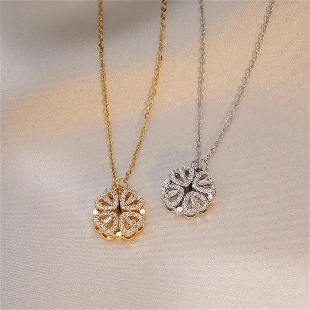 Fashion Retro Four Leaf Clover Necklace Gift For Women - OurLum.com