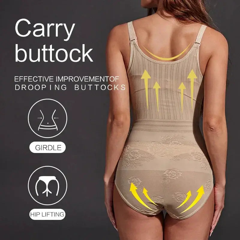 OWEQ Womens Slimming Tummy Control Bodysuit Shapewear