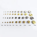 Metal Rivets Studs Round Rivet for Leather Craft Bags 100pc