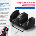Jinkairui Air Compression Massage Shiatsu Foot Massager Calf Leg Massage Machine with Heat Deep Kneading Remote Controller