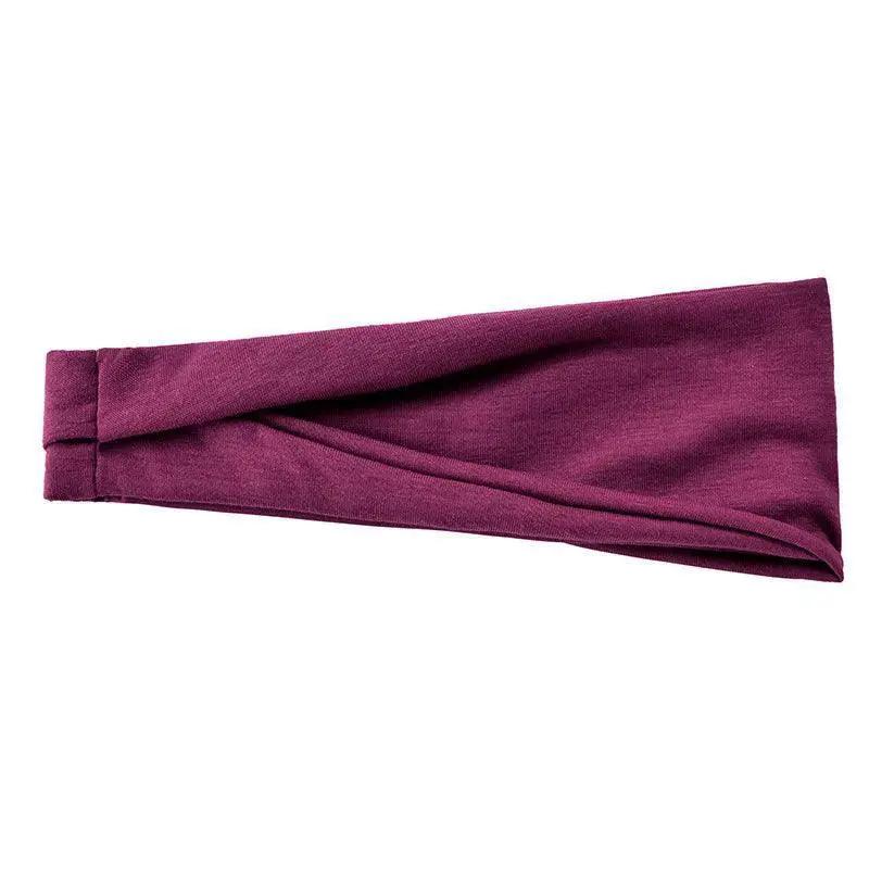 Cotton Yoga Headband Turban Hair Wrap for Gym Workouts