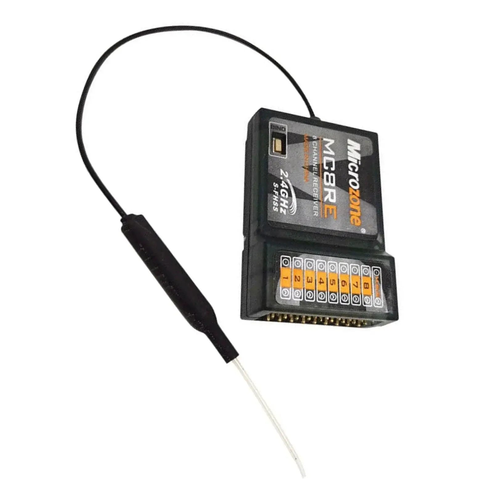 Microzone MC8RE and MC9002 2.4G 8CH Remote Receiver