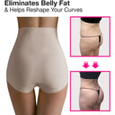 High-Waisted Ice Silk Body Shaper Briefs for Comfort