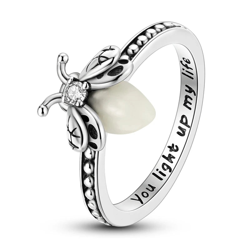 Mula Sterling Silver Luminous Firefly