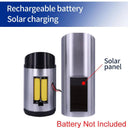 Solar Power Security Camera Deter Criminals with LED Light