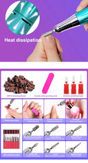 Nail Drill: Professional Portable Electric Nail Drill Machine