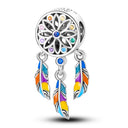 Charm Beads Sterling Silver Pink