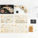 Wooden 3D Mechanical Rubber Band Puzzle