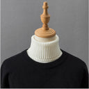 Wool Blend Highneck Collar Warmer
