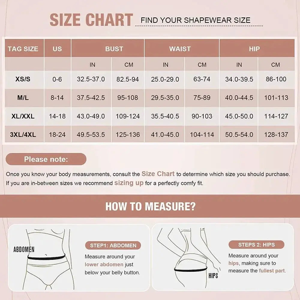 Seamless Butt Lifter Bodysuit Low Back Compression Shapewear