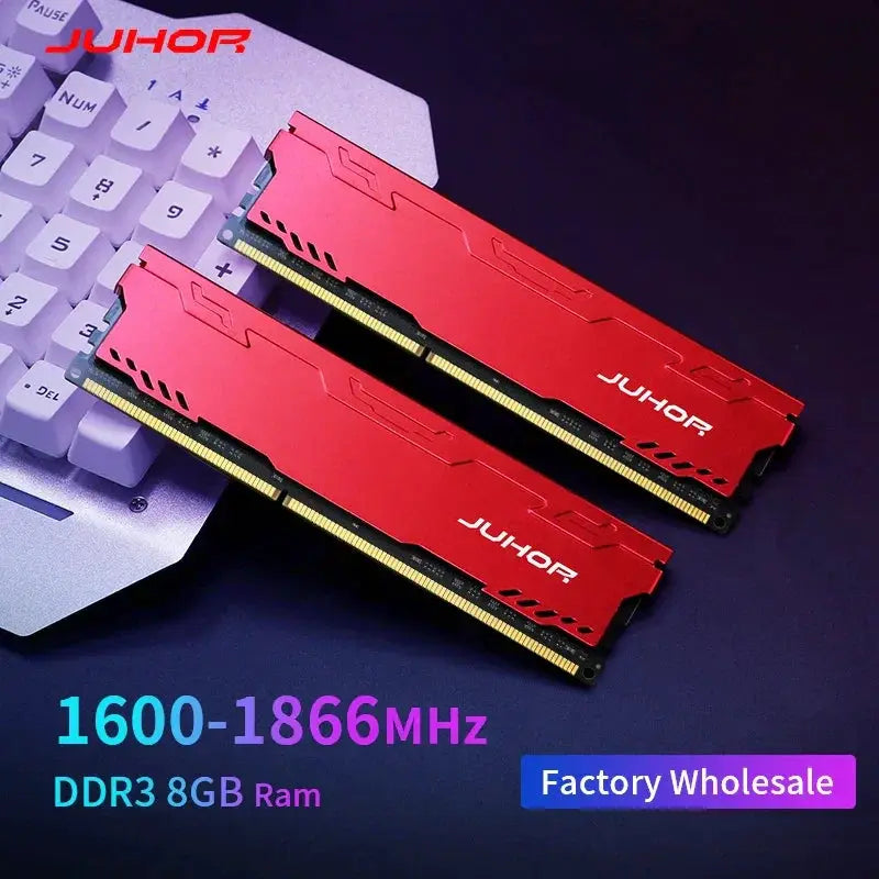 JUHOR DDR3 Desktop Memory 4GB 8GB 1600MHz 1866MHz