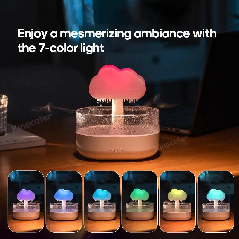Kinscoter Rain Clouds Aroma Diffuser Ultrasonic Humidifier