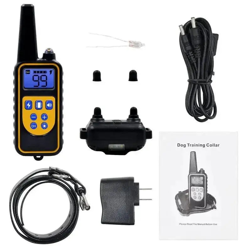 Dog Training Collar with Remote Control Anti Bark Vibration