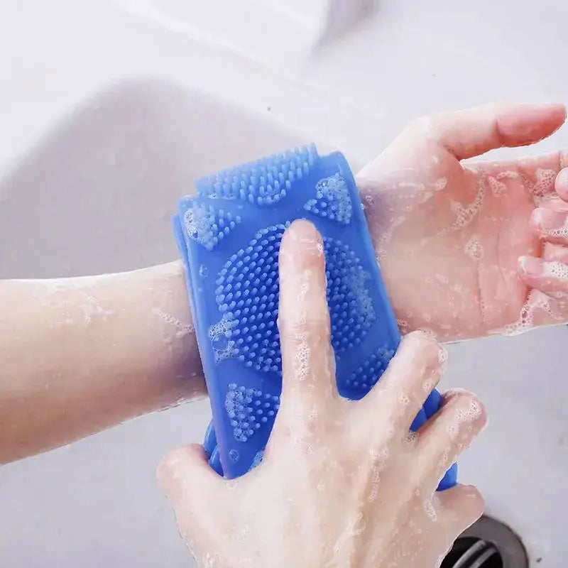 Body Sponge Silicone Brushes Scrubber Massage Tool - OurLum.com