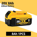 High Capacity 8.0Ah DCB200 Lithium Battery for Tools
