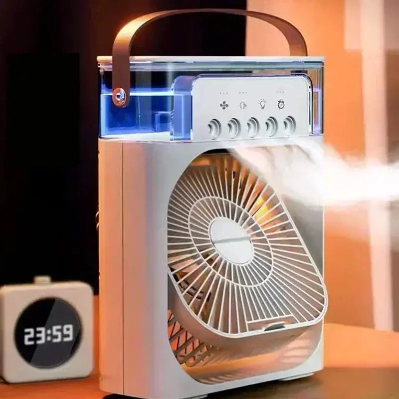 Portable 3 In 1 Fan Air Conditioner Humidifier Cooler - OurLum.com