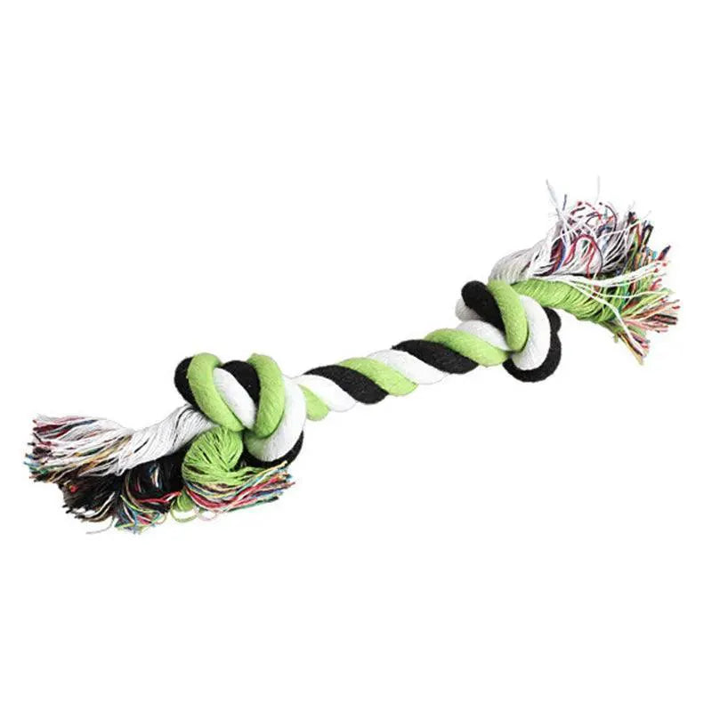 Cotton Braided Bone Rope Chew Toy For Dogs Random Color