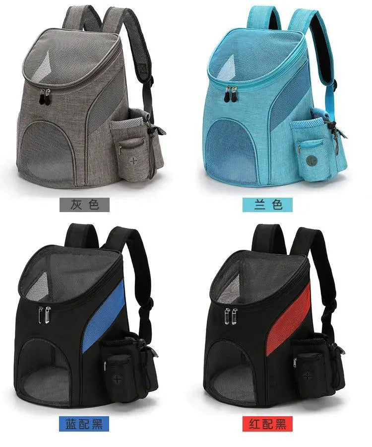 Ourlum Cat Dog Backpack Mesh Bag Breathable Comfort