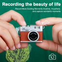 Mini Camera with LED Flash Light Retro Digital Camera With Speakers Portable Small Camera for Travel Gift for Kids Students S150